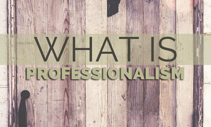 What is Professionalism? And How to Not Make Enemies
