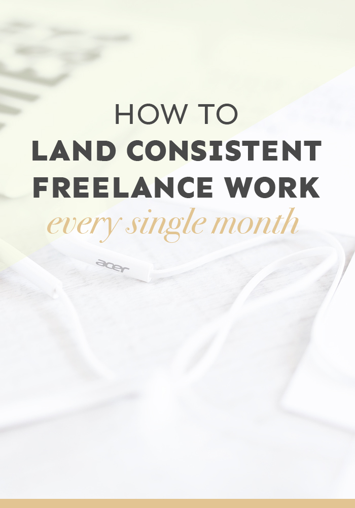 Do you struggle to land consistent freelance work every single month? In this detailed post (it's a whopping 3,000 words!), I show you how you can create a community that will help you land work over and over again. 