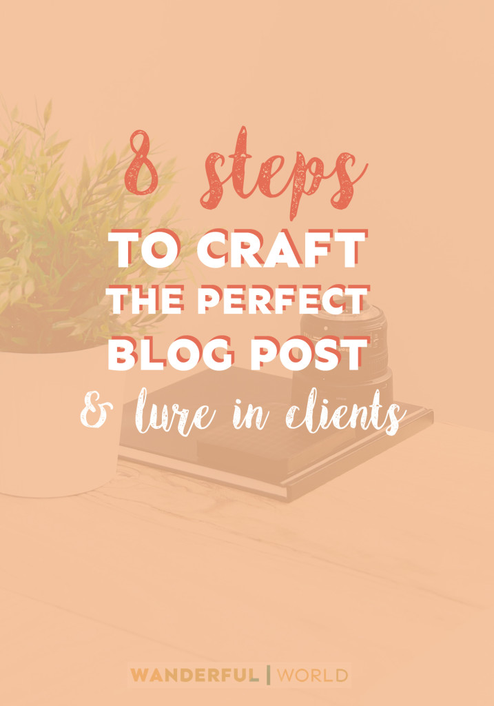 Ever wondered if it's possible to create the perfect blog post? Spoiler: it sure is! In fact, follow these 8 steps and you'll be getting the attention of your ideal clients in no time at all.
