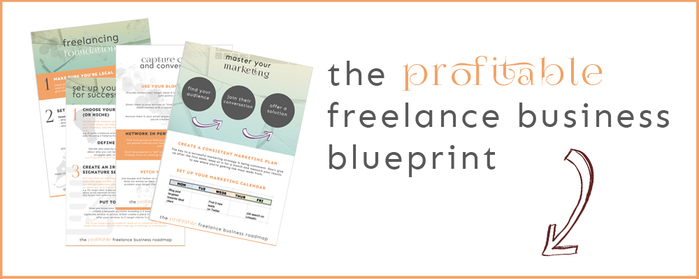 Profitable framework blueprint blog post graphic